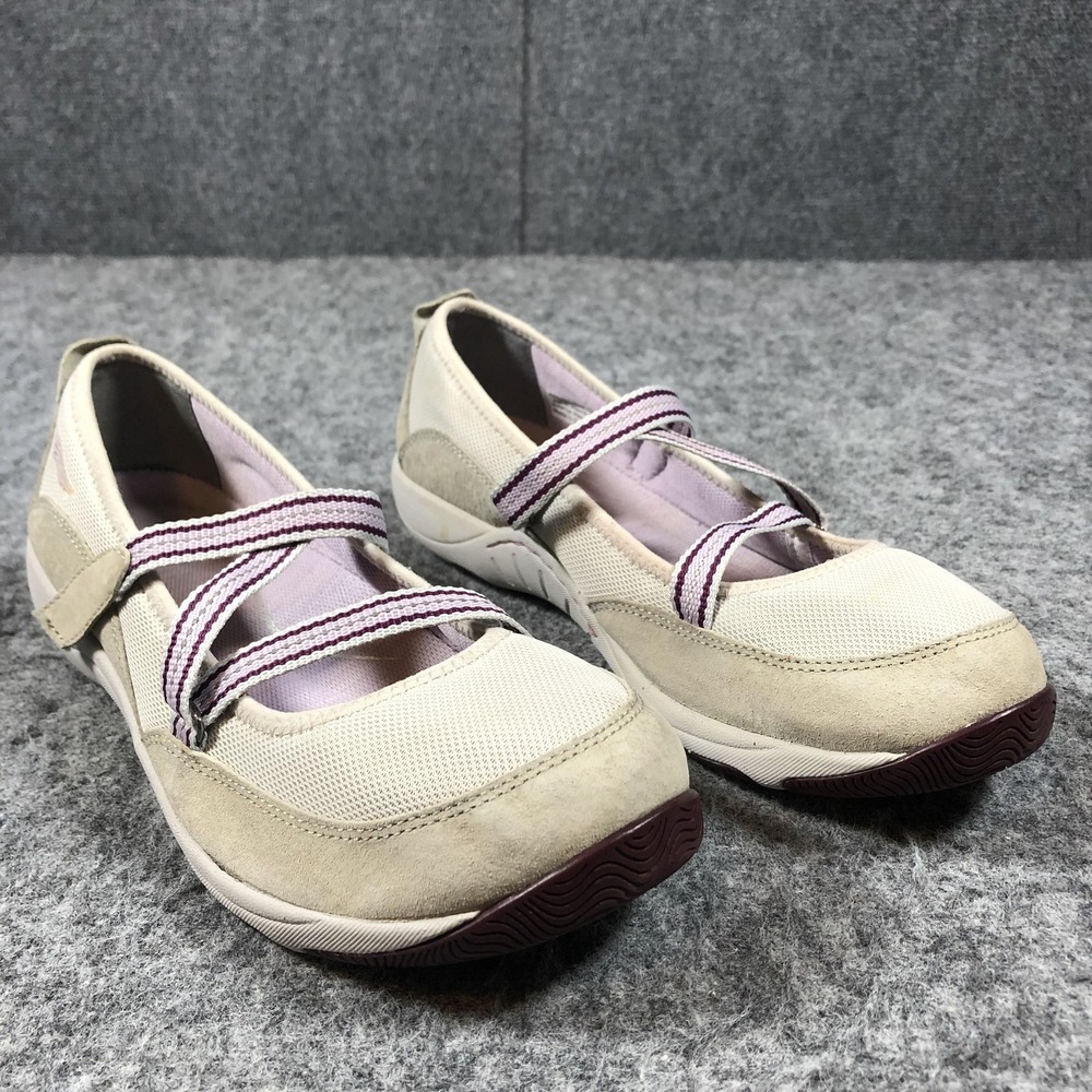 Dansko Womens 9.5-10 Beige Leather Mary‎ Jane Flats Comfort Shoes 4504944949